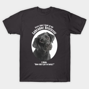 Lucky Black Lab T-Shirt